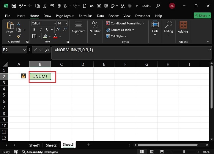 NORM.INV Function8