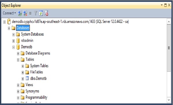 Database Build Step