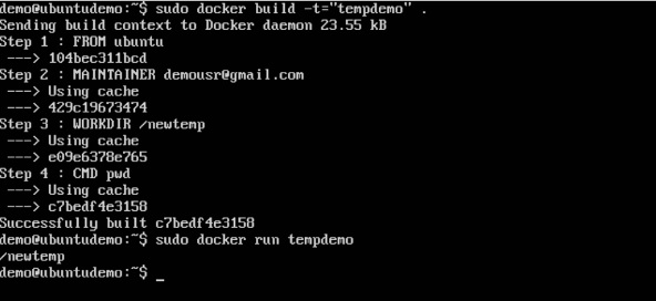 WORKDIR Run Command