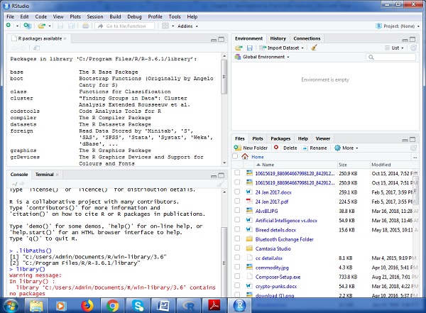 Installation of R