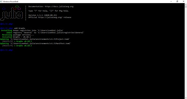 Adding Packages