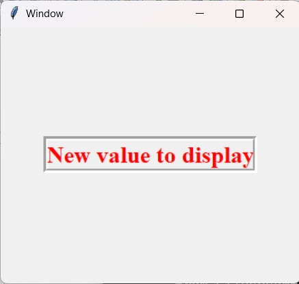 Ruby/Tk Label