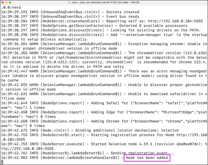 Selenium Grid Test Execution 4