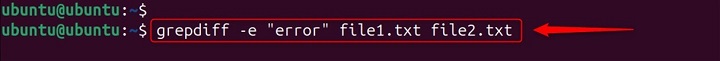Pattern-Based Comparison Using grepdiff
