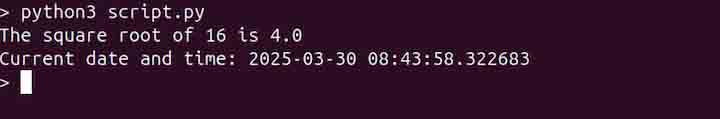 python Command in Linux1